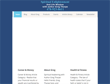 Tablet Screenshot of gregtharpe.com